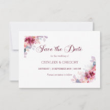 Casamento de Caligrafia em Aquarela de Outono em B