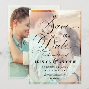 Reserve A Data Casamento de caligrafia evita foto de data 2