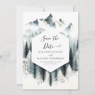 Reserve A Data Casamento de Chic Romantic Mountain