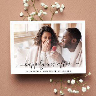 Reserve A Data Casamento de Código QR de Foto Chic