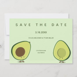 Reserve A Data Casamento de Comidas Whimsical Avocado