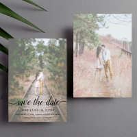 Casamento de data de salvamento de fotos de roteir