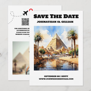 Reserve A Data Casamento de destino do Cairo salvo a data moderna