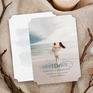 Reserve A Data Casamento de Destino em Praia Tropical Foto Salve