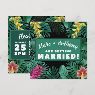 Reserve A Data Casamento de Destino na Selva Tropical Verde Kelly