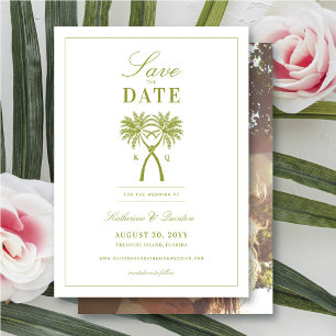 Reserve A Data Casamento de Destino Tropical de Palmeiras