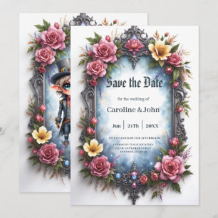 Reserve A Data Casamento de Elfo Steampunk Caprichoso