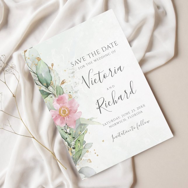 Reserve A Data Casamento de Eucalyptus, Dourado botânico (Criador carregado)