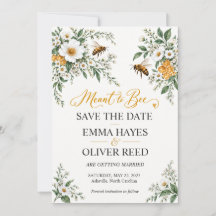 Casamento de Flor de Campo Aquarela Meant to Bee