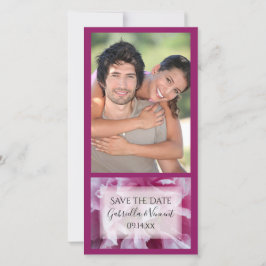 Reserve A Data Casamento de Flor de Pequim Rosa Salve a Data