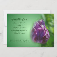 Casamento de Flor de Tulipas Roxas