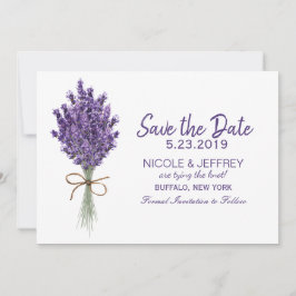Reserve A Data Casamento de Flor Lilac com Lavanda Roxa Salve a D