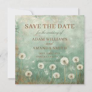 Reserve A Data Casamento de Flores de Dandelion Whimsical