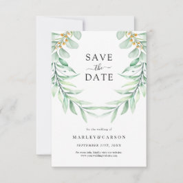 Reserve A Data Casamento de Folhagem Elegante Greenery