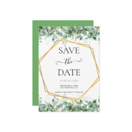 Reserve A Data Casamento de Folhas de Eucalipto