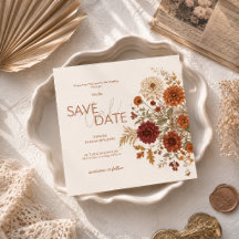 Casamento de Folhas de Outono Rústico Laranja Quei