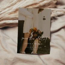 Casamento de Foto com Código QR em Script Bege Min