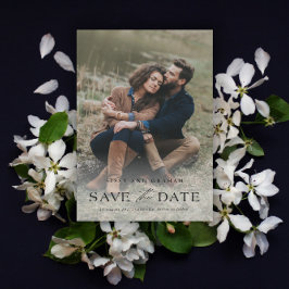Reserve A Data Casamento de Foto com QR Code Elegante 2