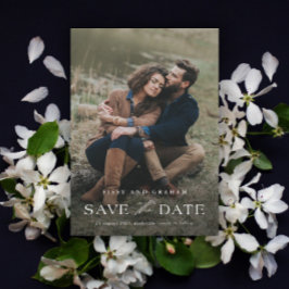 Reserve A Data Casamento de Foto com QR Code Elegante 2
