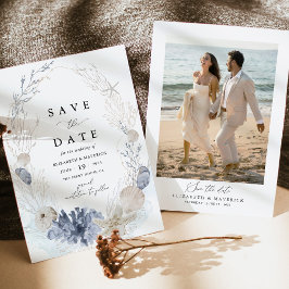 Reserve A Data Casamento de Foto da Praia Azul Costeira