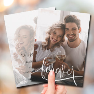Reserve A Data Casamento De Foto De Script Elegante Salvar A Data