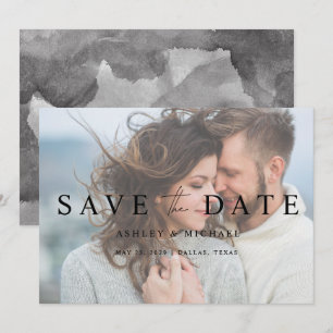 Reserve A Data Casamento de Foto de Sobreposição de Vellum Pret