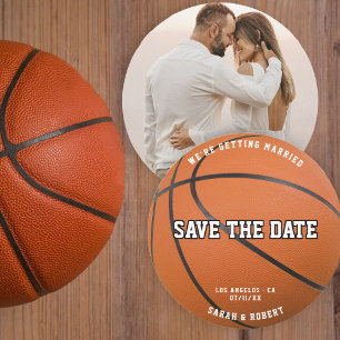 Reserve A Data Casamento de Foto do Esporte de Basquete