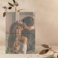 Casamento de Foto em Aquarela de Código QR Vellum