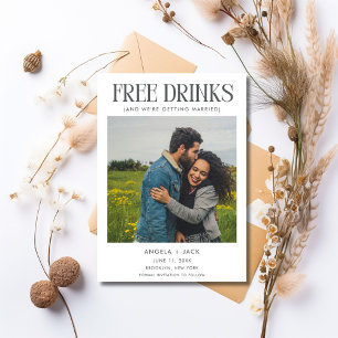 Reserve A Data Casamento de Foto Único Salvar a Data