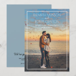 Reserve A Data Casamento de Fotografia Casual Salvar a Data