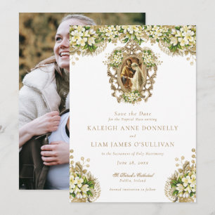 Reserve A Data Casamento de Fotografia com Script de Rico Vintage