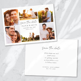 Reserve A Data Casamento de Fotografia da Caligrafia Moderna