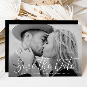 Reserve A Data Casamento de Fotografia de Script Simples