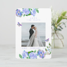 Reserve A Data Casamento de Fotografia do Monograma de Fita Rosa 