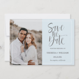 Reserve A Data Casamento de Fotografias com Caligrafia Tradiciona