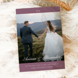 Reserve A Data Casamento de Fotografias com Script Elegante Cláss