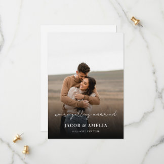 Reserve A Data Casamento de Fotografias com Script Elegante Simpl