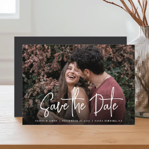 Reserve A Data Casamento de Fotografias com Script Manuscrito Mod