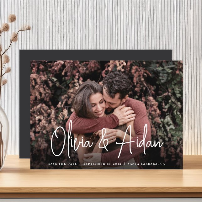 Reserve A Data Casamento de Fotografias com Script Manuscrito Mod (Criador carregado)