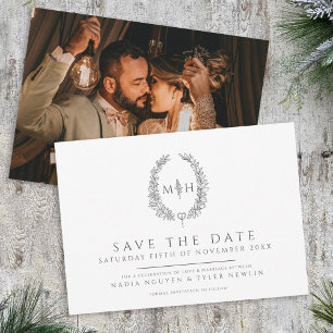 Reserve A Data Casamento de fotografias de cinzas brancas