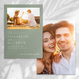 Reserve A Data Casamento de Fotografias de Script Minimalista Ver