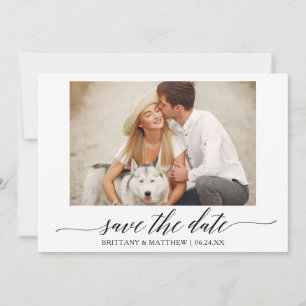 Reserve A Data Casamento de Fotografias do Casal de Script de Cal