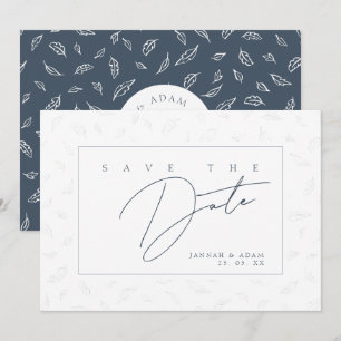 Reserve A Data Casamento de Fotografias do Elegante Royal Blue Op