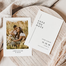 Reserve A Data Casamento de Fotografias Moderno Minimalista