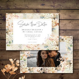 Reserve A Data Casamento de Fotografias Romântica Neutral Vintage