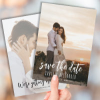Casamento de Fotografias Simples Elegante Moderno