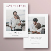 Casamento de Fotografias Simples Elegante Moderno