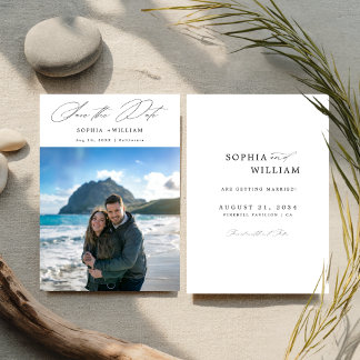 Reserve A Data Casamento de Fotografias Tropicais de Praia Modern