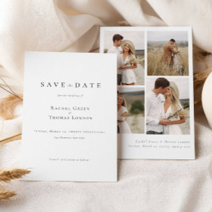 Reserve A Data Casamento de Fotos Brancas Negras da Caligrafia El