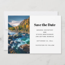 Casamento de Fotos Cênicas de Rio e Montanhas